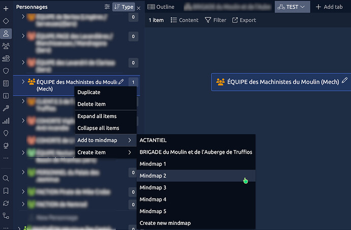 Mindmap tab rename issu