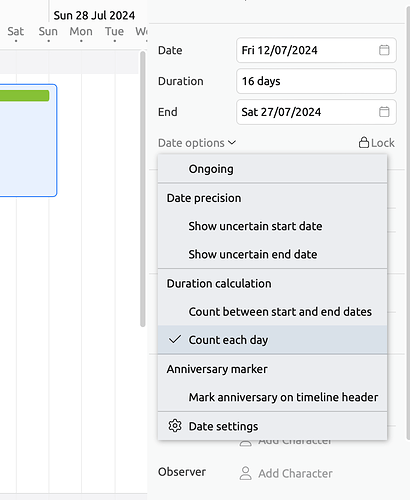 Duration Calculation