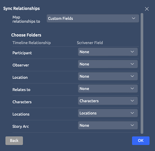 Sync Relationships